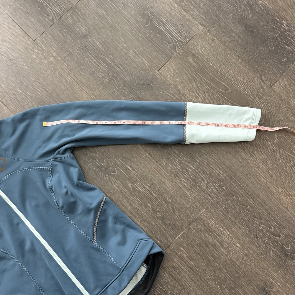 Pearl Izumi Elite Escape Cycling Soft Shell Jacket Womens Medium Teal Biking - Picture 11 of 12